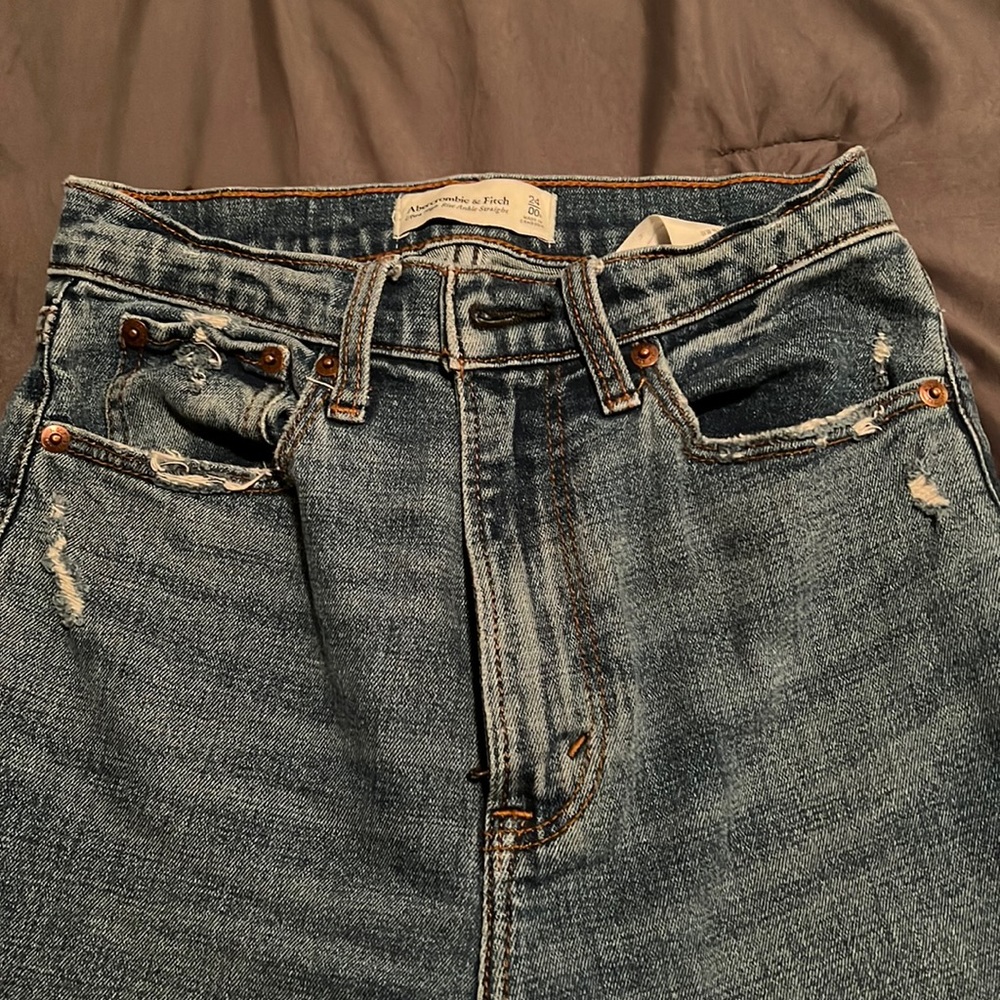 Ultra high rise Abercrombie jeans